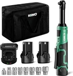 Kimo 3/8" Extended Electric Ratchet Wrench Set, 400RPM 40FT-LBS 12V Cordless.... Fixed Price $118.04.