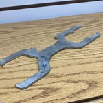 Vintage Plumbers Wrench For 1-3/4", 2-1/4 2-1/2 Spuds And Nuts. Fixed Price $8.89.