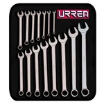 Urrea 1200FA Sae Satin Finish Point Combination Wrench Set 15 Pieces. Fixed Price $194.32.