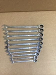 Matco Tools 8MM-19MM 12-PIECE Ratcheting Wrench Set Missing. Fixed Price $199.95.