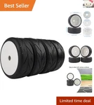 4PCS 1:8 Rc Off-road Buggy Tires With Arrow Tread Design, Hex 17MM Rims White. Fixed Price $55.99.