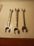 Vintage Easco 9 Piece Sae Wrench Set Combination Flare Look Pics. Fixed Price $35.00.
