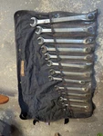 Wright Tool 714 Combo Wrench 2.0 13 Pcs Set- 12 Point Satin ,7/16 1-1/4INCH. Fixed Price $240.00.