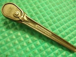 Vint. "DURO-CHROME"#4492 3/8" Drive Reversible Ratchet Pat. No. 1902878. Fixed Price $14.00.