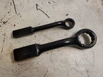 Two Armstrong Wrench 33-070 2-3/16" & 33-040 1/4" Face Box Offset 12 Pt 14". Fixed Price $85.00.