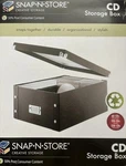 Snap-n-store Cd Storage Box, 13 1/4 10 1/8X 5 3/4 Inches, Black New. Fixed Price $26.88.