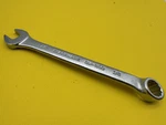Blackhawk 3/8" Satin Chrome Combination Wrench BW-1160 Note Engraved Open End. Fixed Price $5.95.
