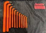 Cementex 11 Pc Insulated Long Arm Hex Wrench Set Sae. Fixed Price $125.00.