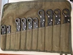 Stride Tools Usa Military Issue 10PC Sae Ratcheting Flare Tube Wrench Set. Fixed Price $150.00.