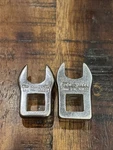 Craftsman Tools 10MM Crowfoot Wrenches 2 Piece 3/8 Drive Euc #43631 Usa Made. Fixed Price $20.00.