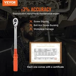 Torque Wrench, 10-150FT.LB/14-204N.M 1/2-INCH Drive Click Dual-d. Fixed Price $41.09.