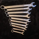 Crafstman 10 Pc Combination Wrench Set. 15/16 To 1/4. 12 Pt. Exc 3/8 Usa.. Fixed Price $30.00.
