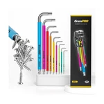 Grenpro Allen Wrenches Sets, Hex Key Set, 9PCS Allan Metric And S.... Fixed Price $30.10.