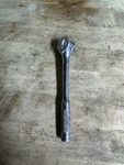 Blackhawk 34945 3/8" Ratchet Chrome Knurled Made Usa Vintage Round Head Drive. Fixed Price $18.31.