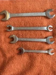 Lot Of Vintage Challenger Double Open End Wrenches #7064, #5424, #5418, #5414. Fixed Price $13.00.