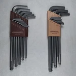 Paramount 22PC Long Ball End Hex Key Set Sae 0.050 - 3/8" Metric 1.5 10MM Usa. Fixed Price $9.95.