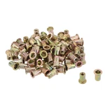 Uxcell 100 Pcs Zinc Plated Carbon Steel Rivet Nut Flat Head Insert 1/4-20UNC. Fixed Price $21.95.