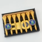 St Andrews Old Course Golf Tees Set Scotland Souvenir Display Case Vtg. Fixed Price $65.00.