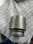 Williams 1-3/8" Socket 3/4" Drive Impact 6-644 Usa. Fixed Price $9.99.