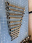 Craftsman Piece 12POINT Combination Wrench Set Sae Usa Made. Fixed Price $111.96.