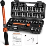 50PCS Inch Pound Torque Set, 1/4" Drive Bike Wrench, 10-230 In..... Fixed Price $57.78.