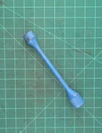 Accutorq 3/4" 19MM 80 Ftlb 110 Nm 1/2" Dr Light Blue Torque Stick 6 Point. Fixed Price $17.50.