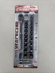 Crescent CSWS7C 25 Pc 1/4" Drive Socket Wrench Set Sae/metric. Fixed Price $33.99.