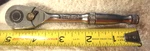 51-001 Duralast 1/4" Dr Fine Tooth Quick Release Ratchet Socket Wrench Tool Vtg. Fixed Price $18.95.