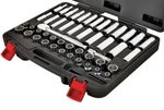 Powerbuilt 47 Pc 3/8 Drive Sae & Metric Mechanics Tool Socket Set W/ratchet. Fixed Price $64.56.