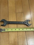 Netsuren H41176 Double Open End Metric Wrench 22 X 24 Jis 4630 - Nice. Fixed Price $12.99.