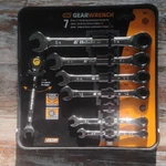 Gearwrench 7PC Ratcheting Combination Set 9317 Chrome Sae Double Ended. Fixed Price $40.00.