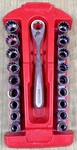 Craftsman Metric & Sae Max Axess Socket Set, Pass Through 19 Pc 31088. Fixed Price $49.95.