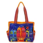 Three Amigos Laurel Burch Medium Canvas Tote Bag. Fixed Price $45.99.