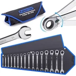 16-PIECE Reversible Ratcheting Wrench Set Metric 8-25MM, 72 Teeth Com.... Fixed Price $78.05.