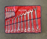 Proto J1200FASD 15 Pc Satin Metric Combination Sae Wrench Set - Point. Fixed Price $259.99.