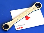 Snap-on Tools 3/8" 7/16" Chrome Ratcheting 6-POINT Box End Wrench New 2024. Fixed Price $33.95.