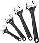 Maxpower Adjustable Wrench Set, Forged, Heat Treated, Black Phosphate Finish. Fixed Price $62.99.