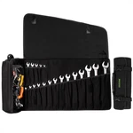 Lelezone Wrench Up Pouch, 19+1 Pockets Utility Roll, Portable Tool Organ.... Fixed Price $37.05.