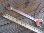 1950S Vintage Wright - Alloy *** 3/4" & 13/16" Open End Wrench 1326 Usa. Fixed Price $8.85.
