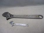 Lot Of 2 Diamond Tool Diamalloy 10" & 4" Adjustable Wrenches Made In Usa. Fixed Price $35.00.