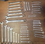 Vtg/mod Craftsman Combo Open Box Mechanics Wrenches 44 Piece Lot. Fixed Price $155.00.