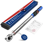 Digital Torque Wrench 1/2" 12.54-250.7 Ft.lb With Vibration & Led Alert. Fixed Price $142.99.