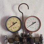 Vintage Robinair Everkool R-12 R-22 Manifold Gauge Set Tested & Working Usa. Fixed Price $59.99.