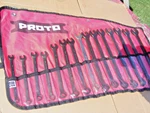 Proto /snap 15 Piece Black Oxide Metric Combination Mbasd Wrench Set. Fixed Price $255.00.