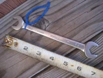 Vintage ** Bonney 9/16" & 5/8" Open End Wrench E1820 Full Chrome Polished Usa. Fixed Price $25.85.
