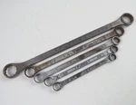 Vintage Plomb Plvmb Proto Pebble Double Box End Wrenches 9/16" 1-1/8" 5 Piece. Fixed Price $59.95.