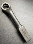 Gray Tools 1-5/8" Striking Face Box Wrench, 45 Degree Offset Head, Black Oxide. Fixed Price $39.99.