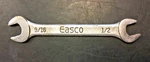 Easco, 9/16" X 1/2" Open End Wrench, Model 61 1118, Usa. Fixed Price $9.99.