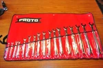 Proto J1200RM-T500 17 Piece Full Polish Metric Combination Wrench Set 7-24 Mm. Fixed Price $549.95.