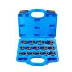 Hfs(r) 3/8'',1/2'' Drive Crowfoot Flare Nut Wrench SET,8- 24MM/15PC,CR-MO Steel. Fixed Price $21.99.